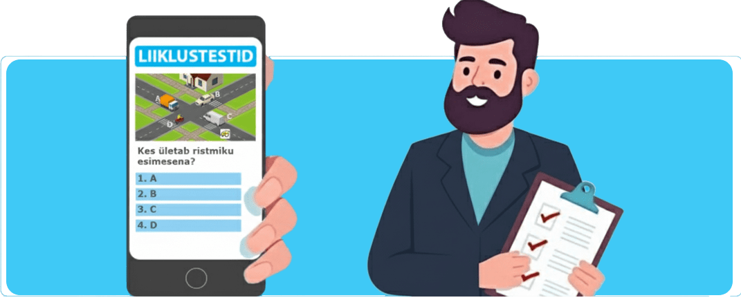 Driving school stress-free 100% 7 Autokooli testid tasuta