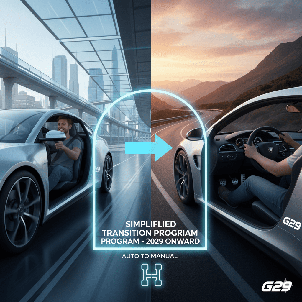 Automaadist manuaali alates 2029 on vaja ainult 7 sõidutundi